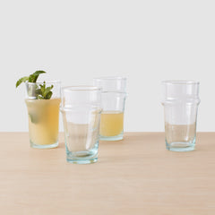 Amina Recycled Tumbler Glasses - 11 oz., Set of 6