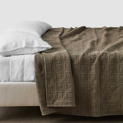 Ayla Organic Cotton Quilted Bed Blanket