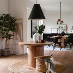 Rassi Handwoven Round Jute Area Rug