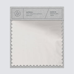 Stonewashed Organic Cotton Percale Swatches