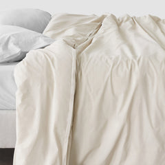 Stonewashed Organic Cotton Percale Duvet Cover