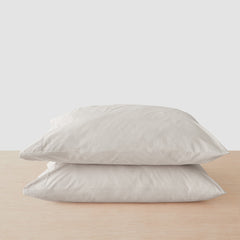 Stonewashed Organic Cotton Percale Pillowcases