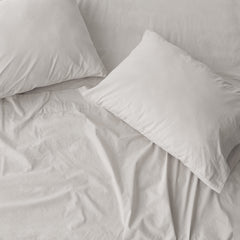Stonewashed Organic Cotton Percale Pillowcases