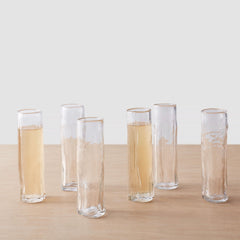Arroyo Champagne Flute Glasses - 13.5 oz - Set of 6