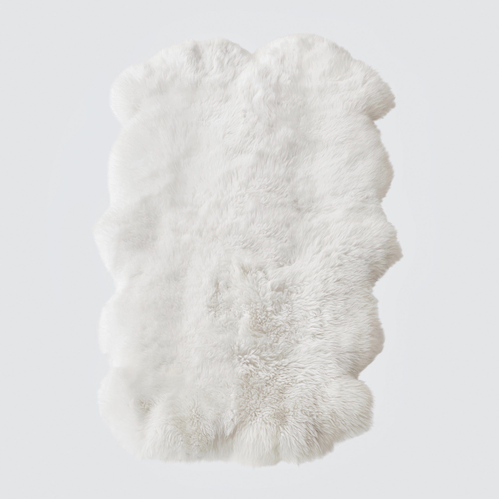 Sheepskin Accent Rug - White