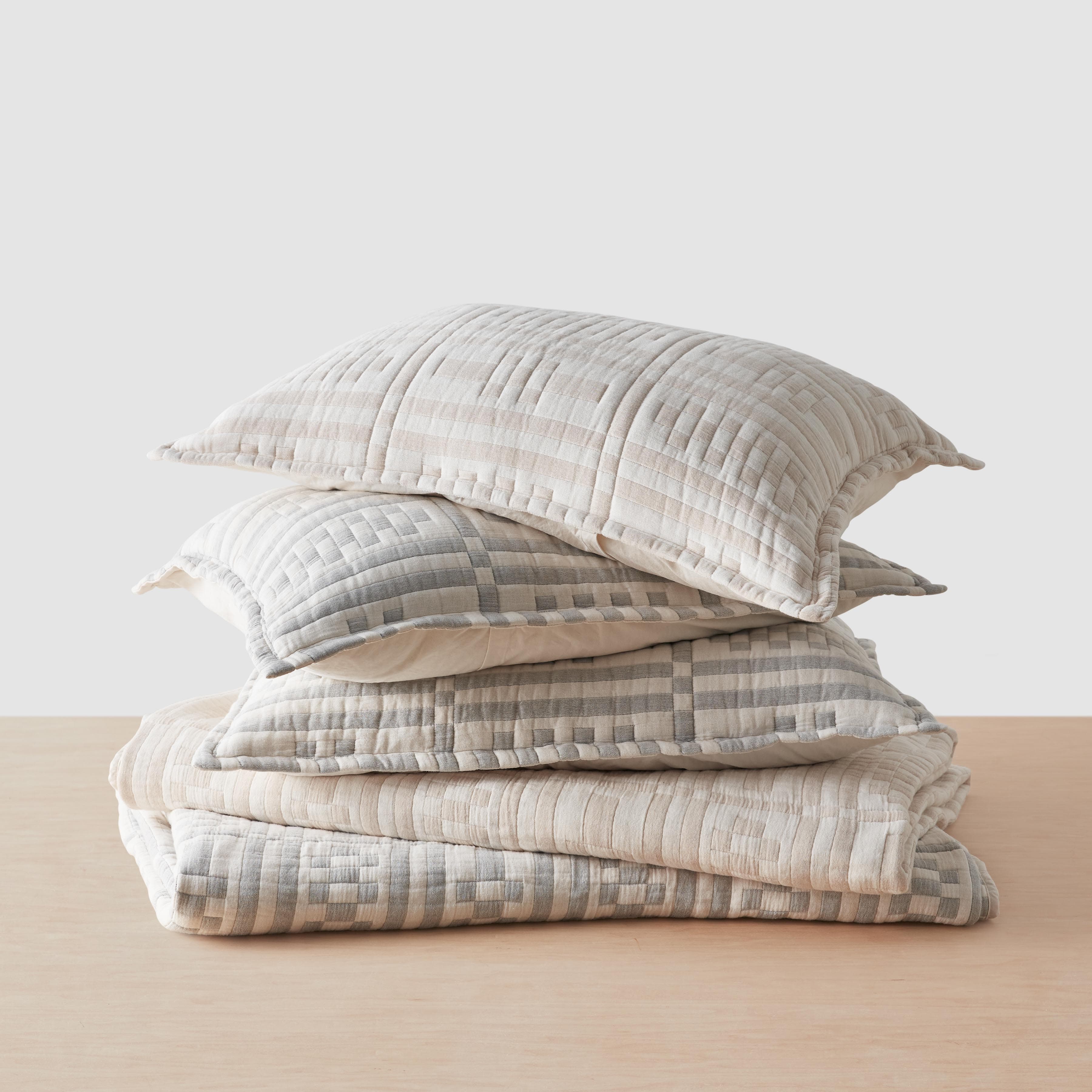 Alegria Organic Cotton Quilted Shams