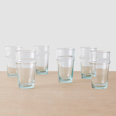 Amina Recycled Tumbler Glasses - 11 oz., Set of 6