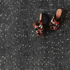 Atashi Hand-Knotted Accent Rug - Stone Blue