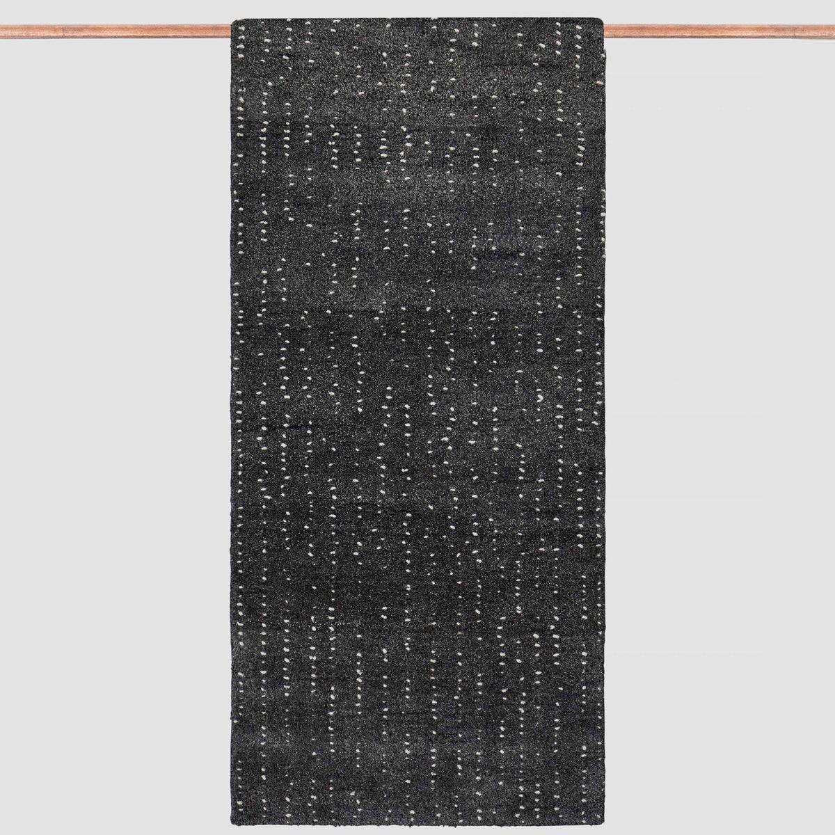 Atashi Hand-Knotted Accent Rug - Stone Blue