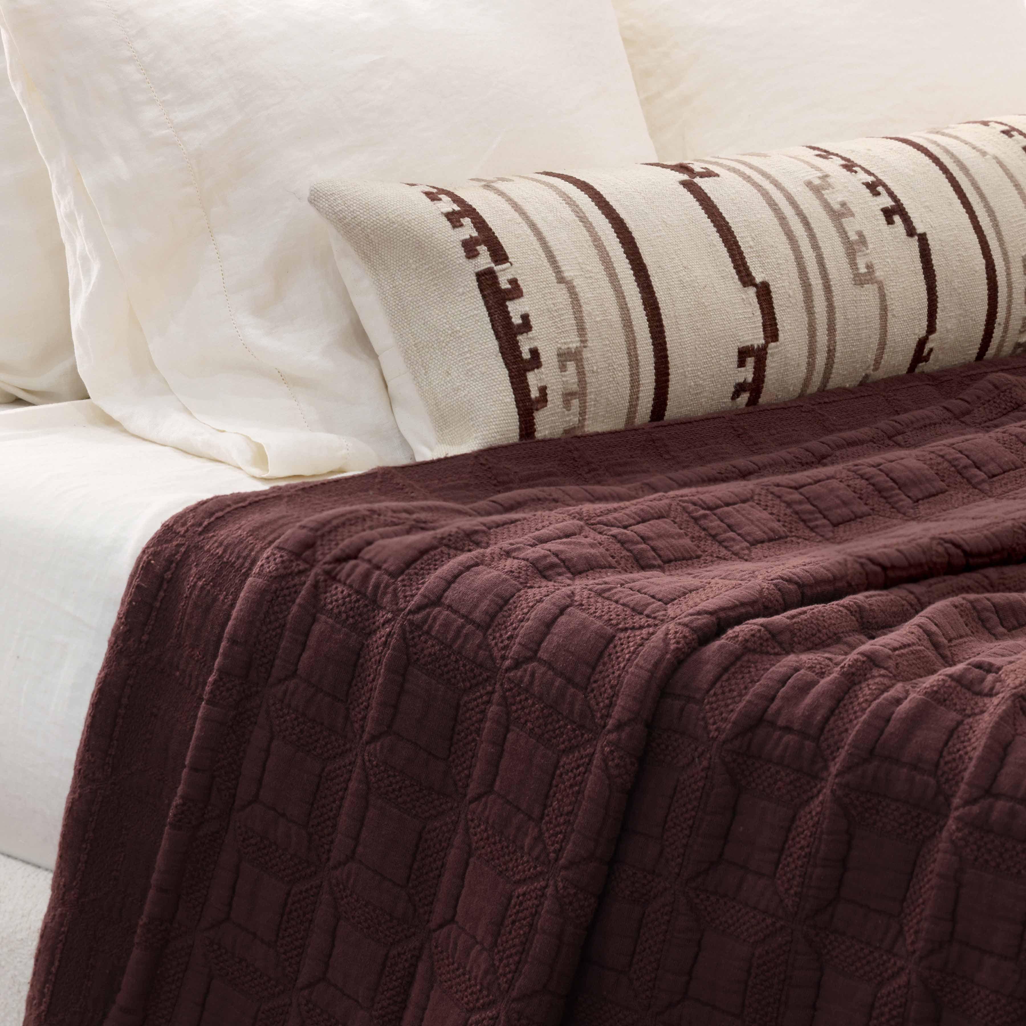 Ayla Organic Cotton Quilted Bed Blanket