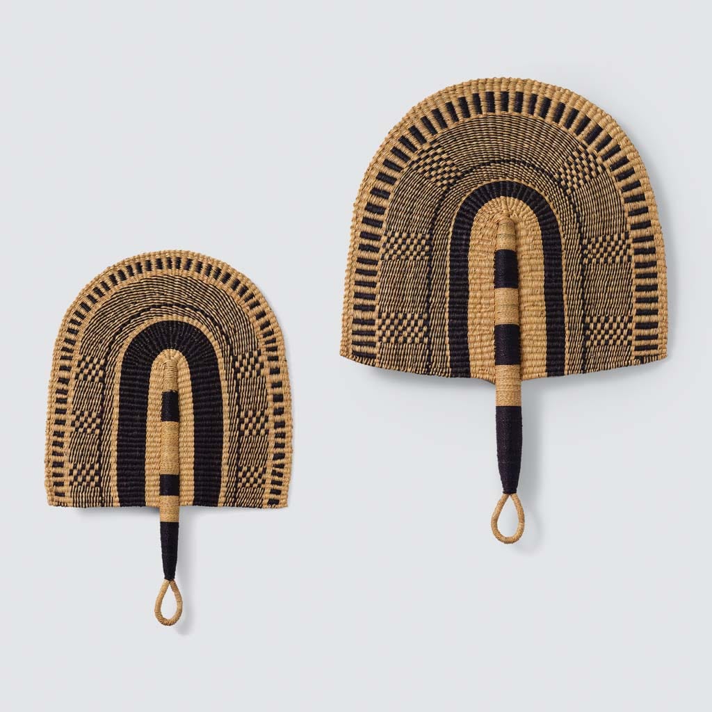 Bolga Fans - Black & Natural
