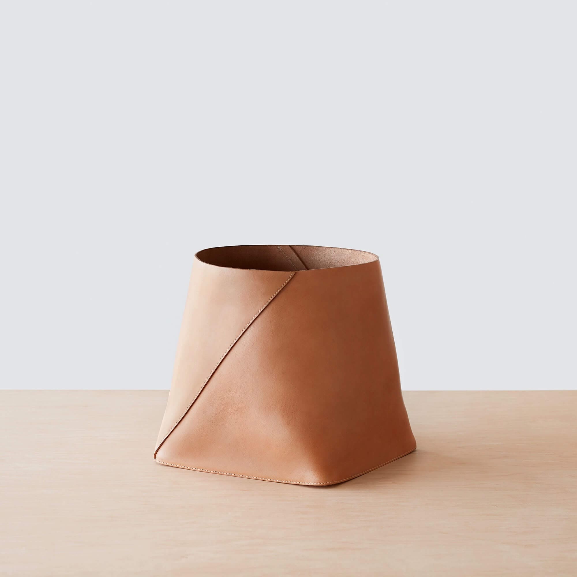 Azad Tall Leather Storage Bins