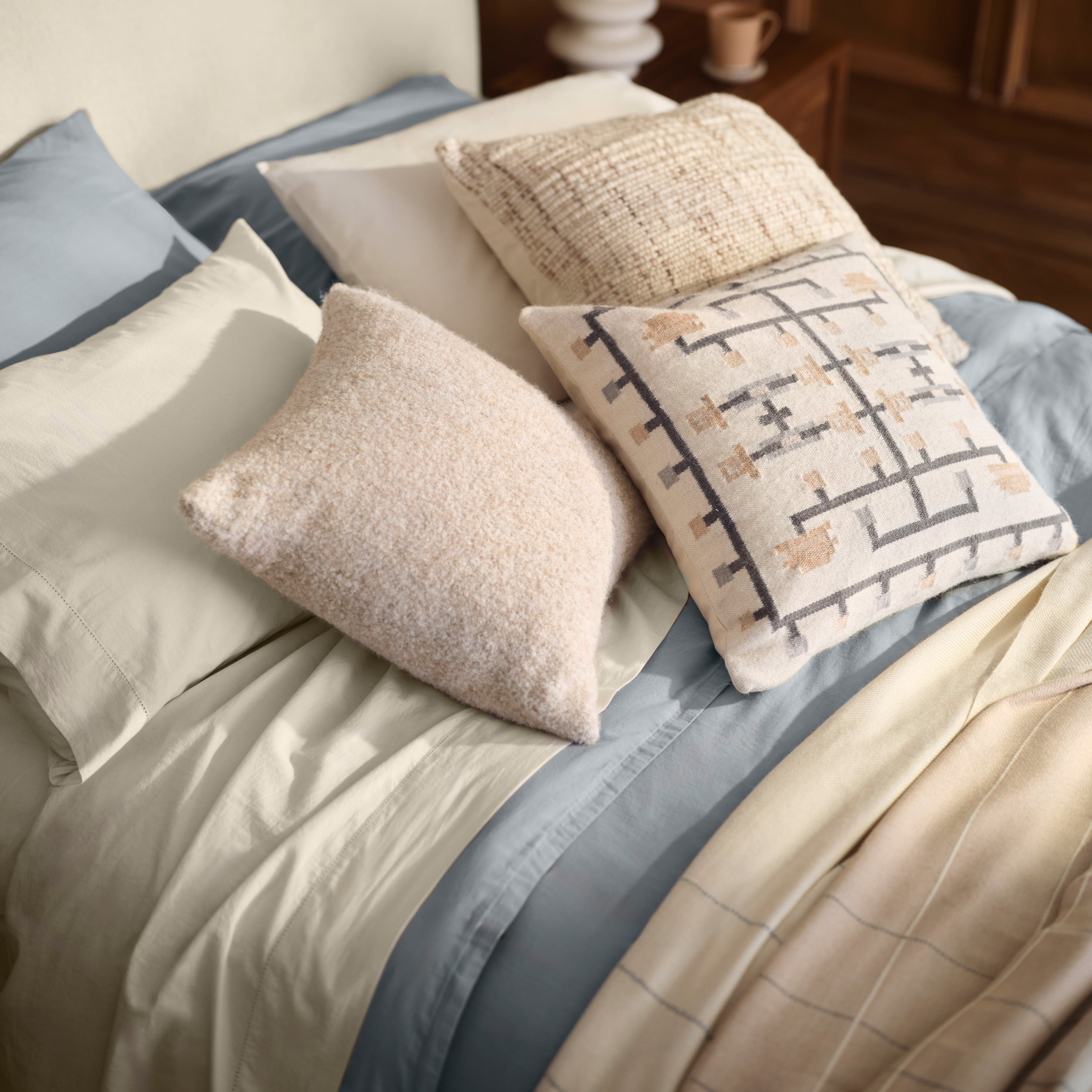 Stonewashed Organic Cotton Percale Duvet Cover