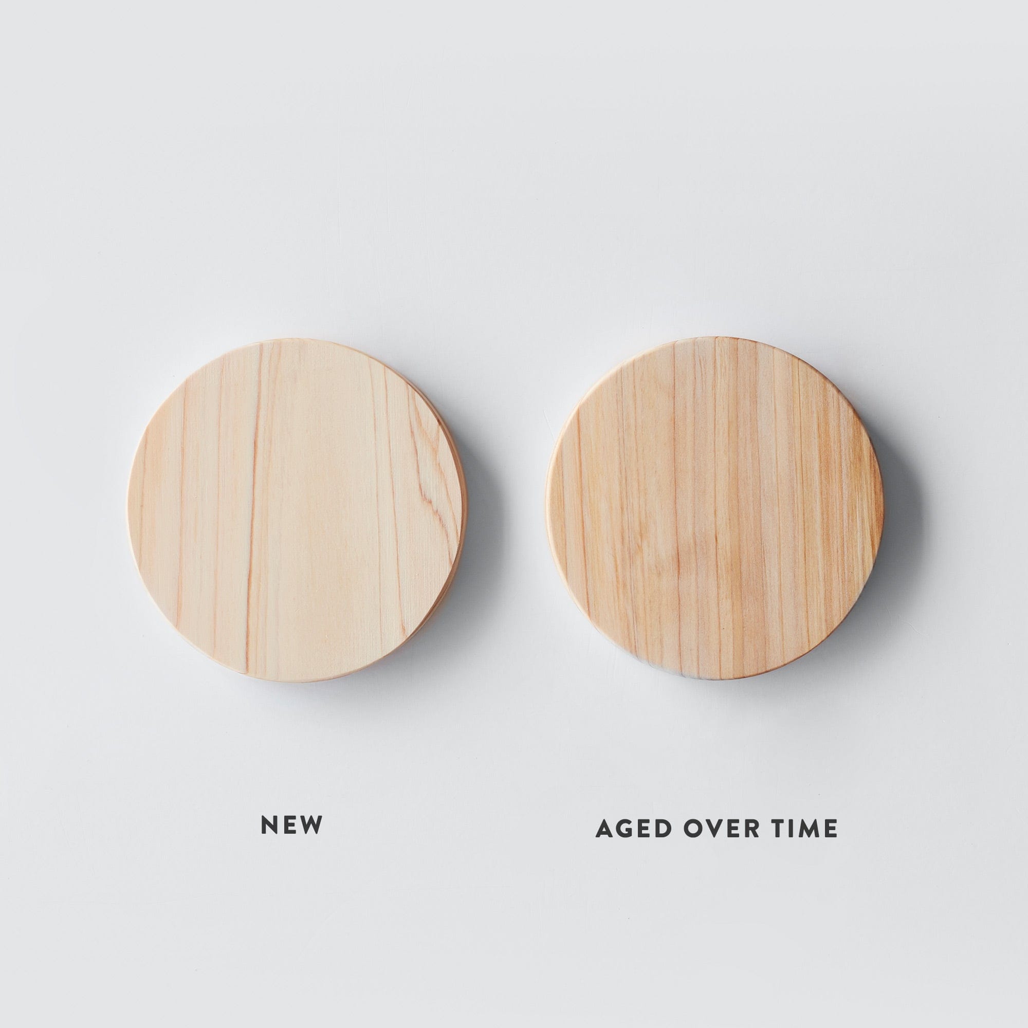 Hinoki Wood Floor Mirror