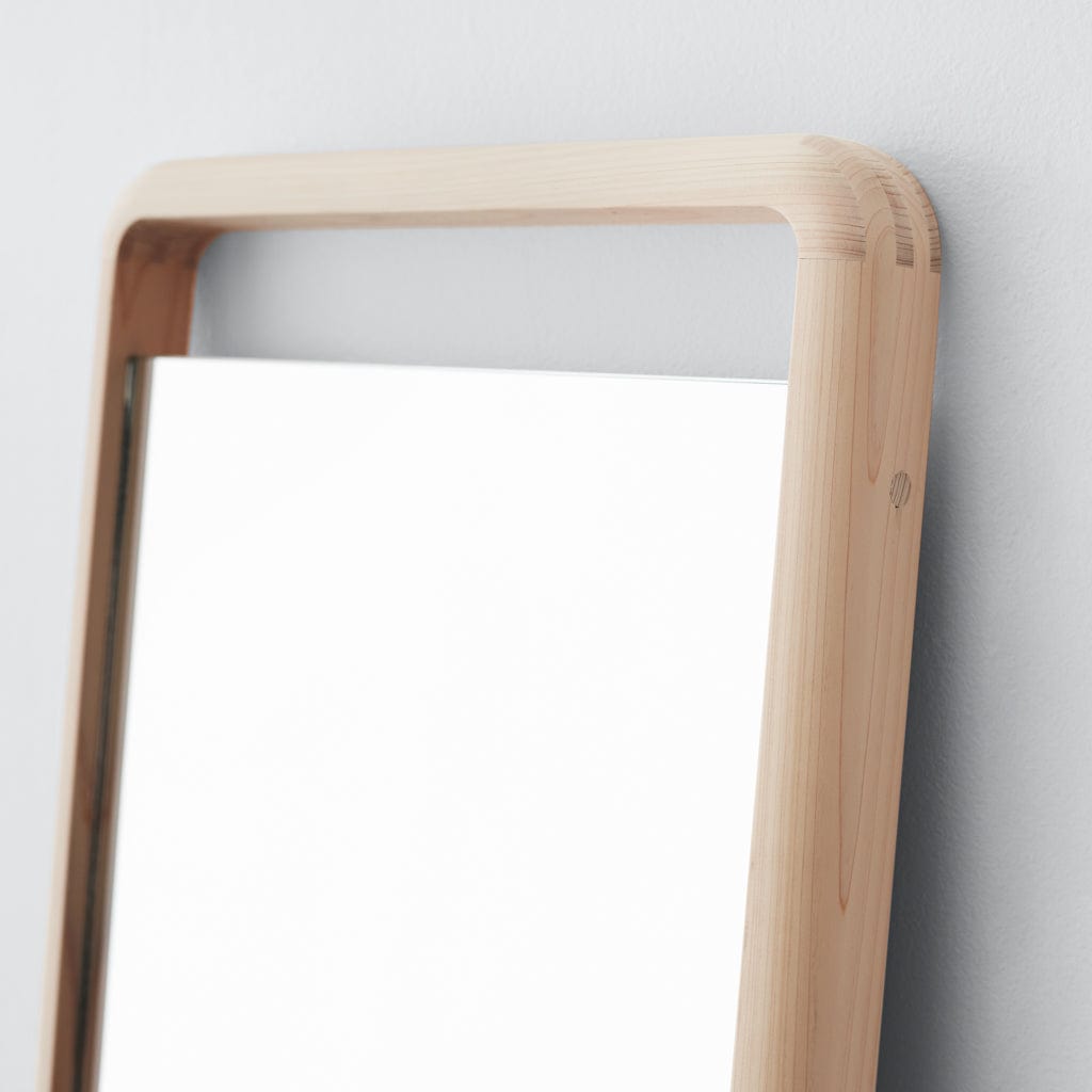 Hinoki Wood Floor Mirror