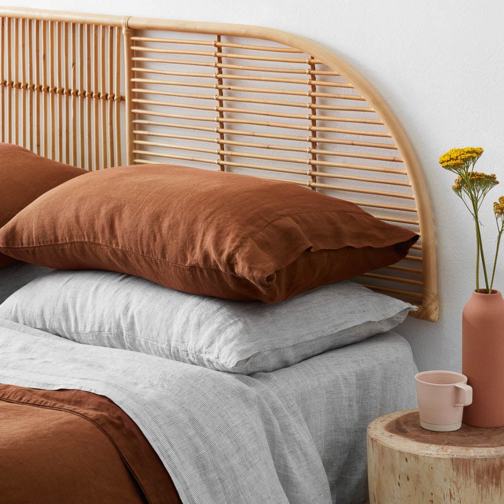 Java Rattan Headboard