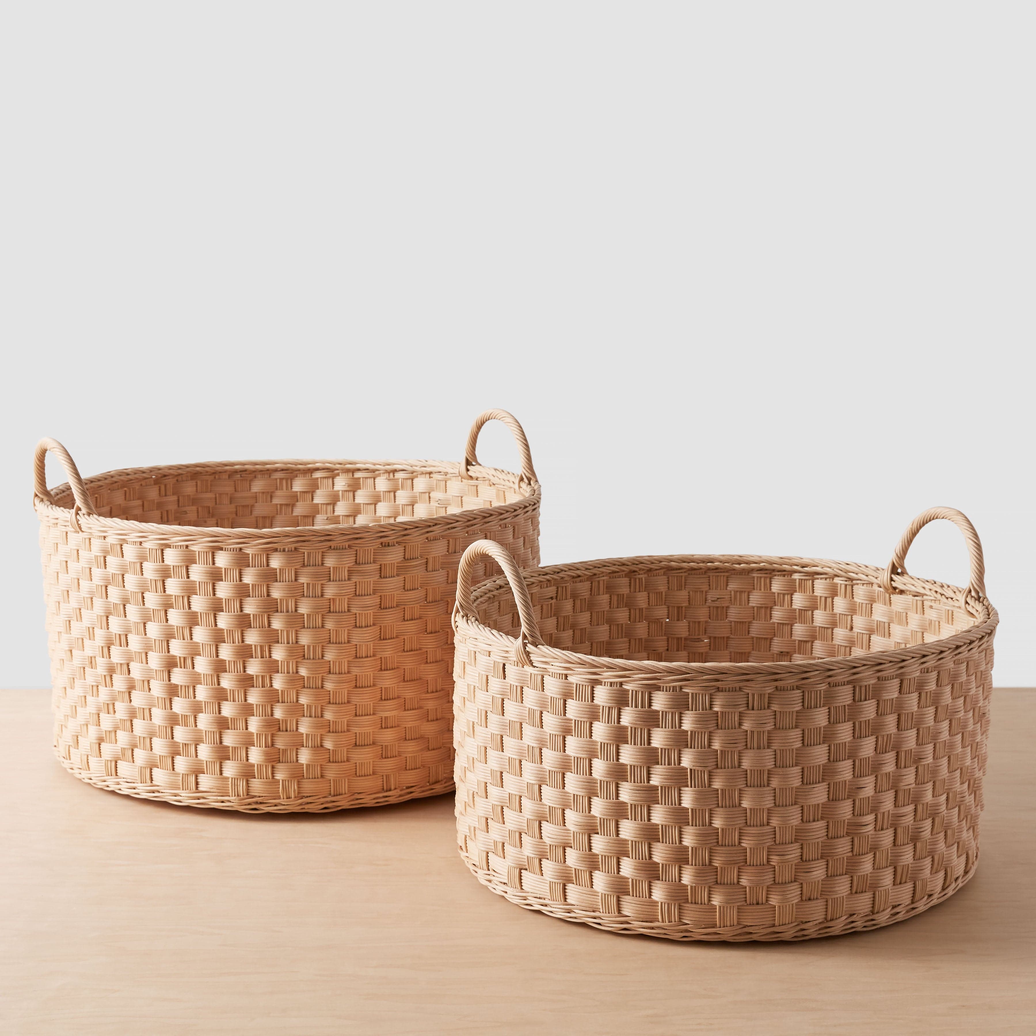 Kawi Wicker Floor Basket