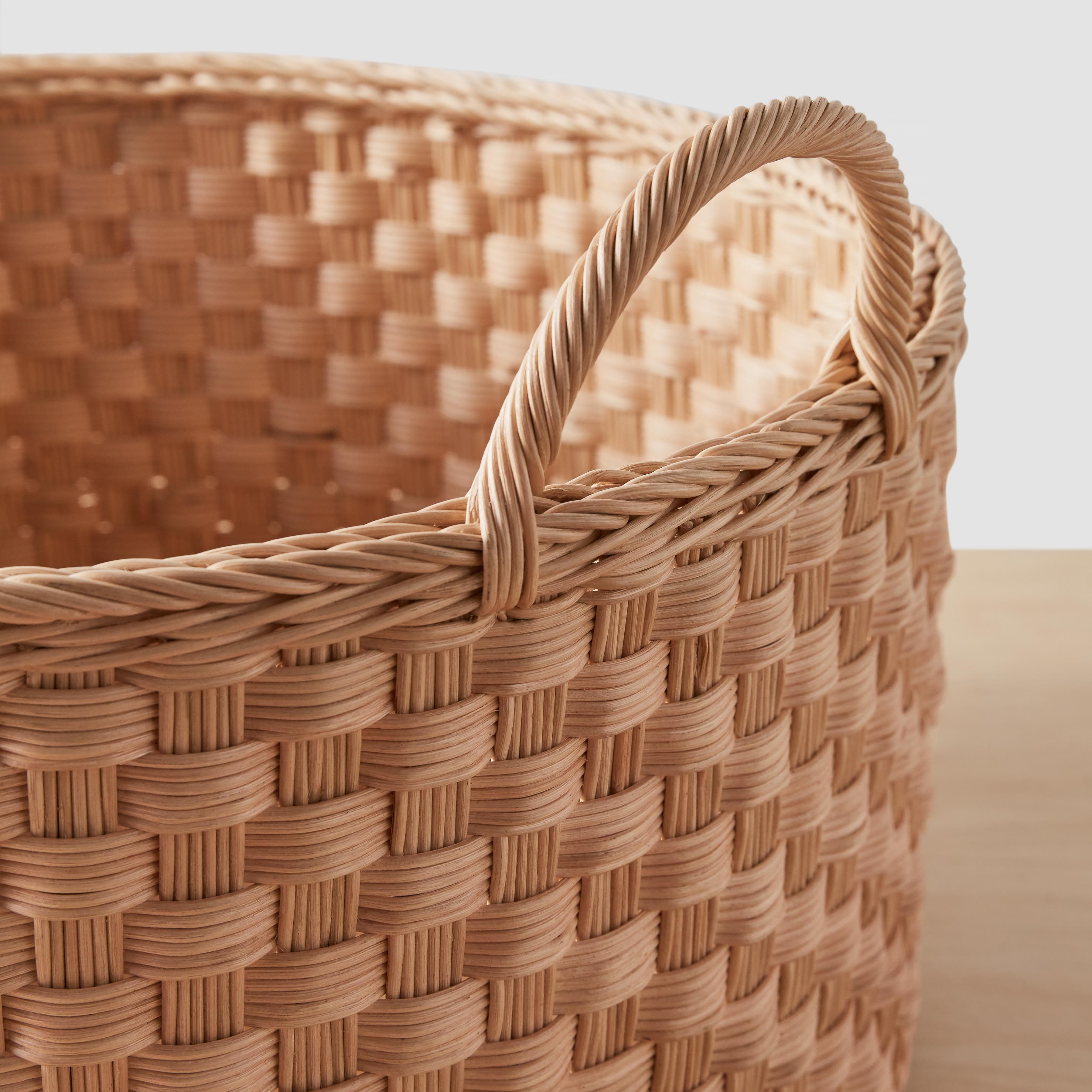 Kawi Wicker Floor Basket
