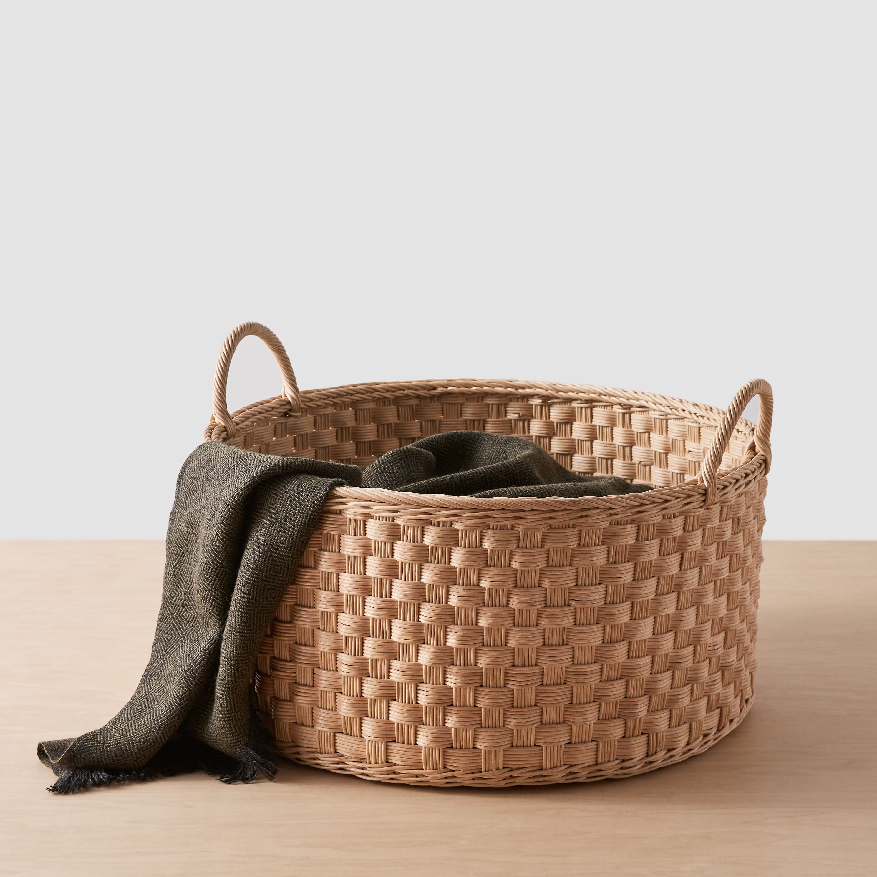 Kawi Wicker Floor Basket