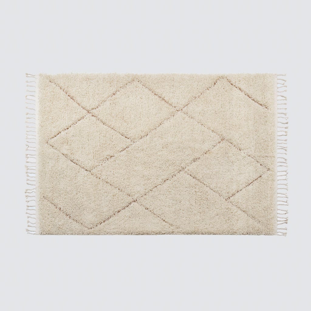 Khalida Hand-Knotted Beni Ourain Area Rug