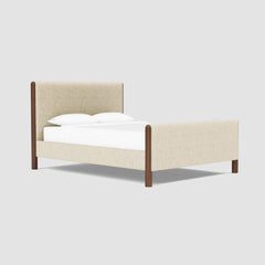 Laurel Bed with High Footboard