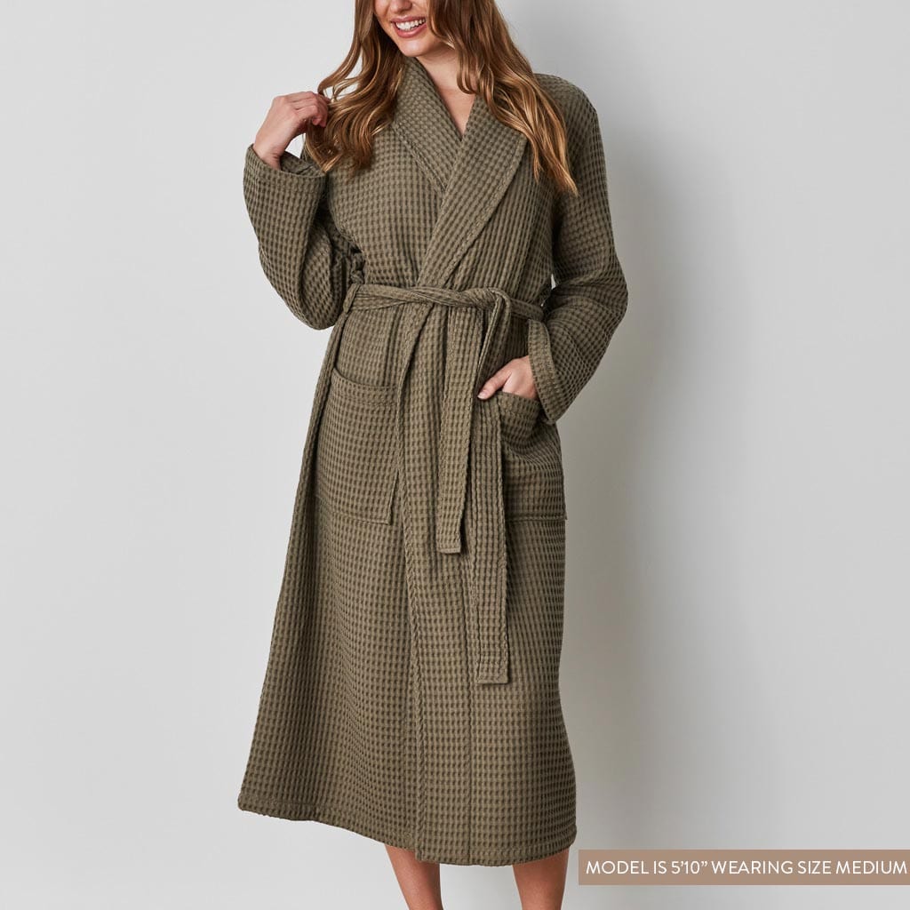 Mara Organic Waffle Robe