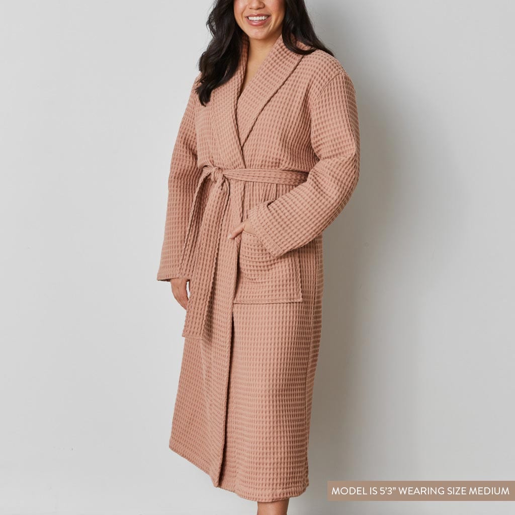 Mara Organic Waffle Robe