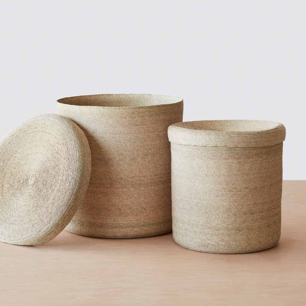 Mercado Lidded Storage Baskets