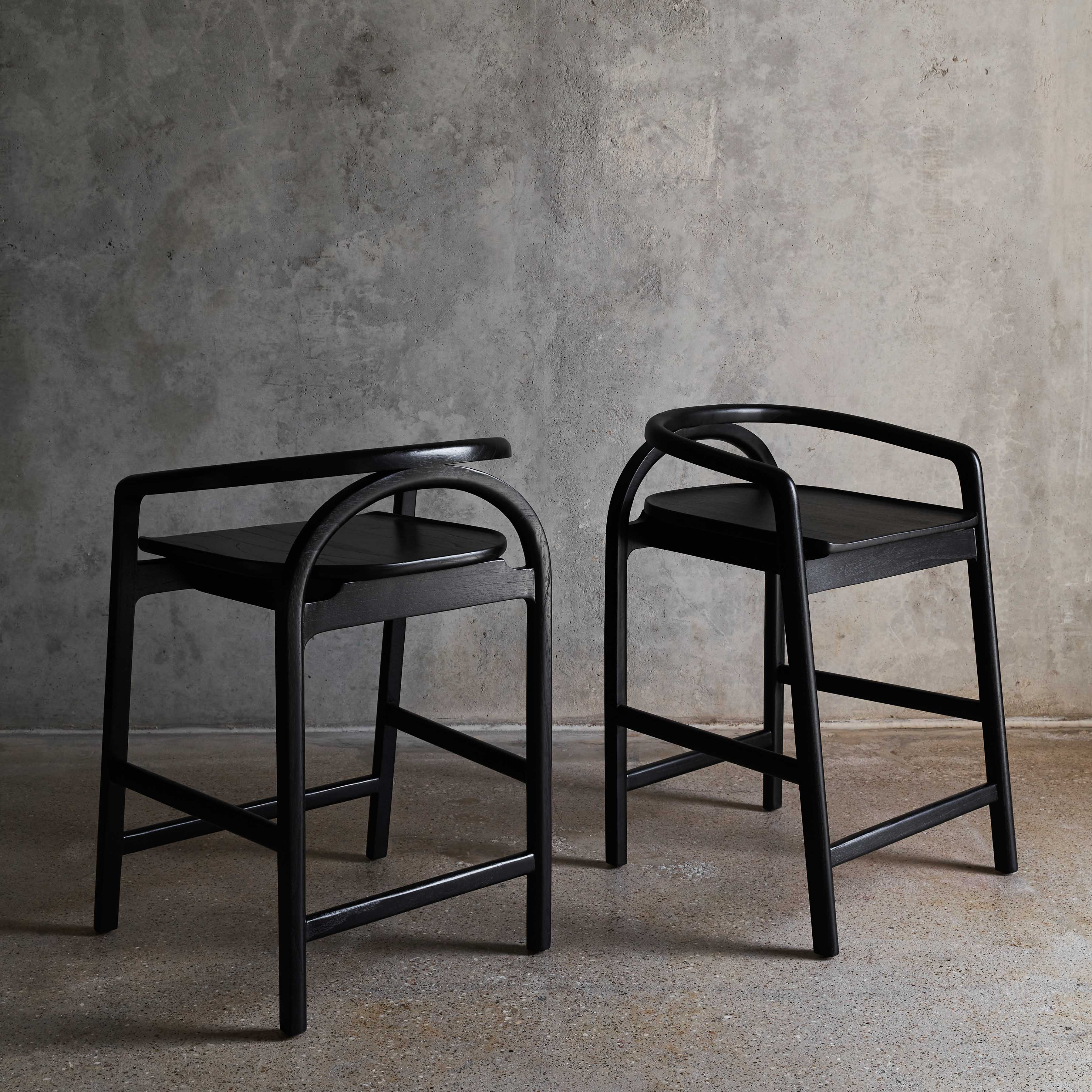Meru Counter Stool - Black