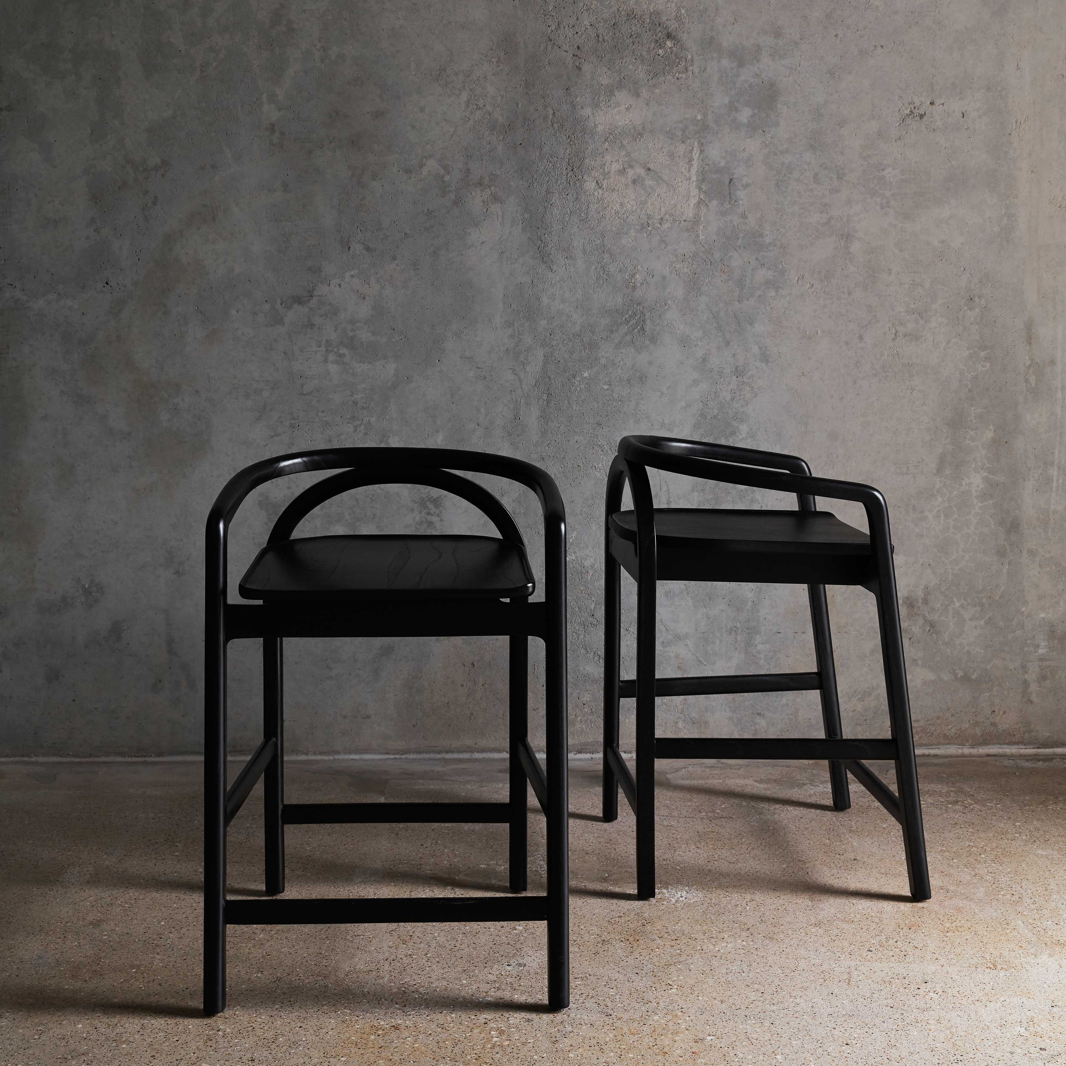 Meru Counter Stool - Black