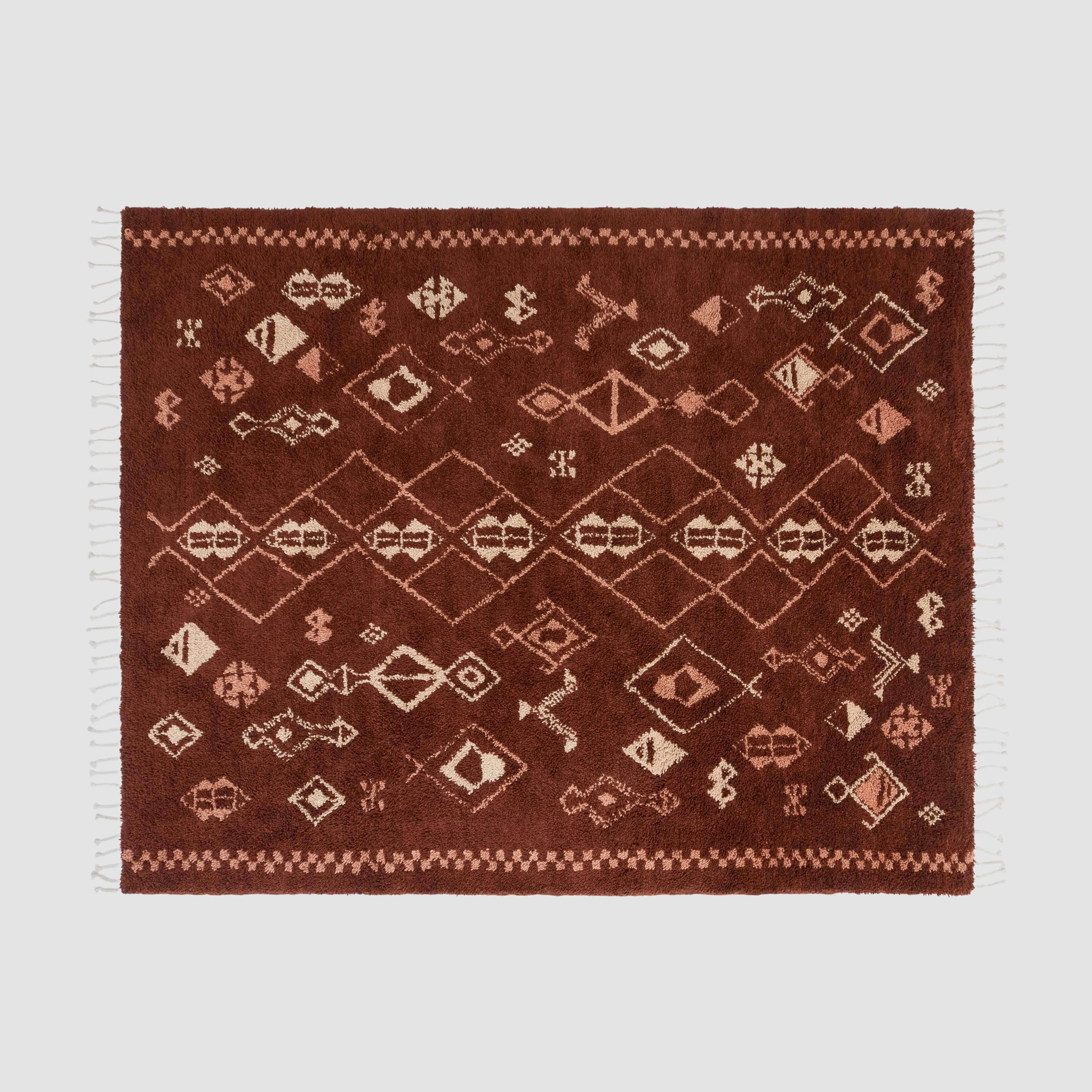Mina Hand-Knotted Beni Ourain Area Rug