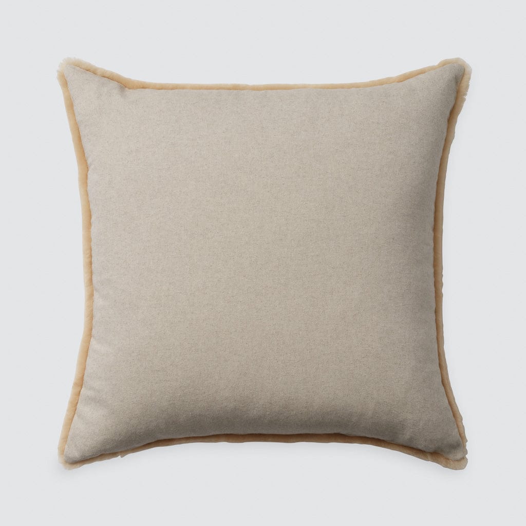 Sheepskin Pillow - Tan