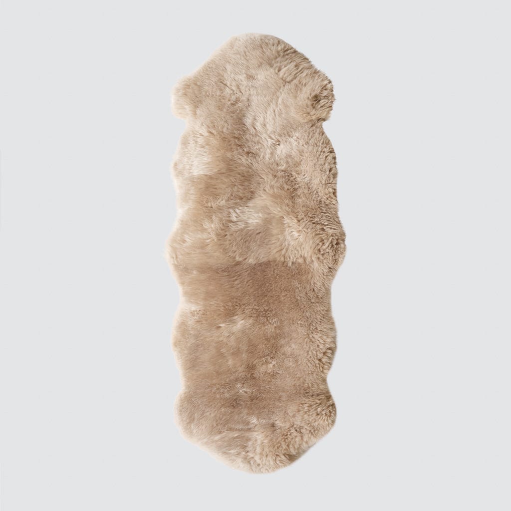 Sheepskin Accent Rug - Tan