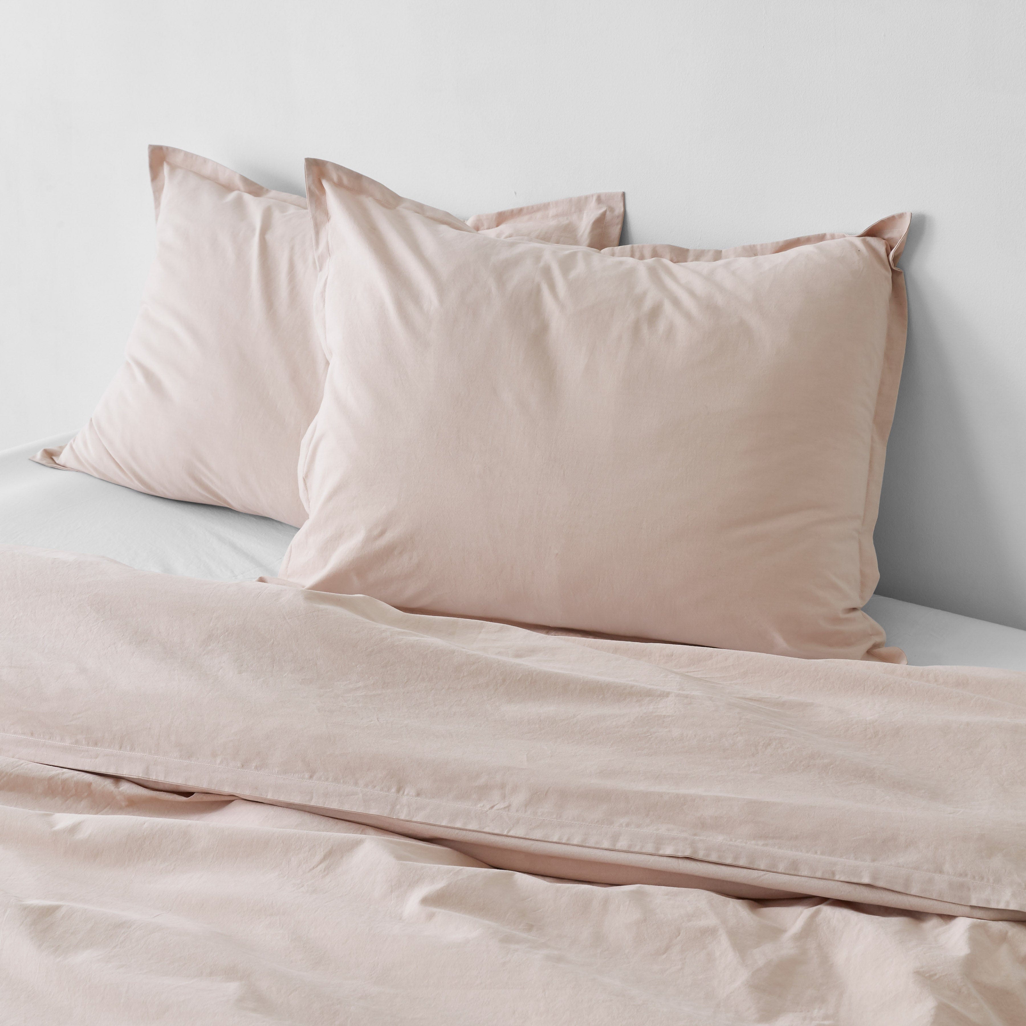 Stonewashed Organic Cotton Percale Duvet Cover