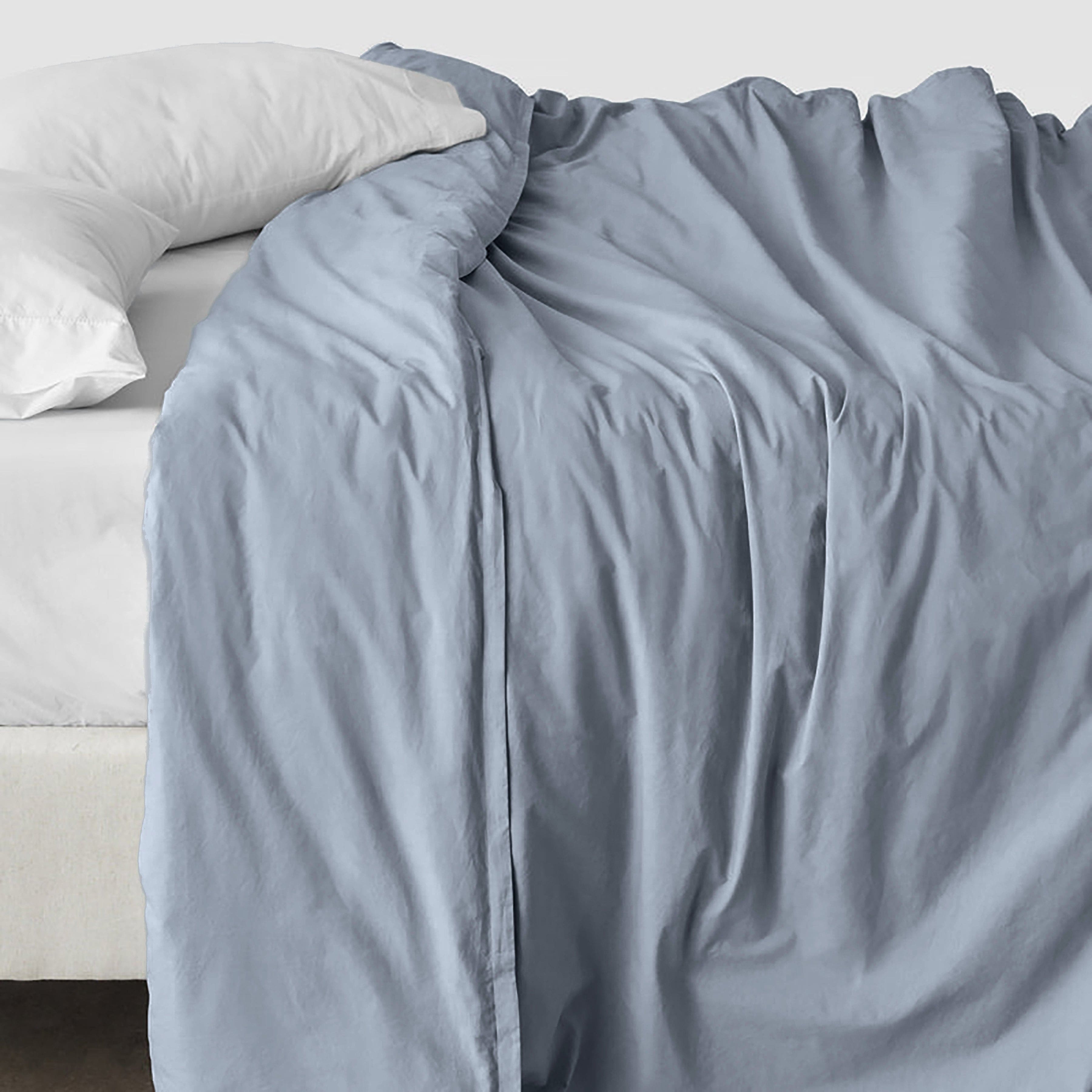 Stonewashed Organic Cotton Percale Duvet Cover