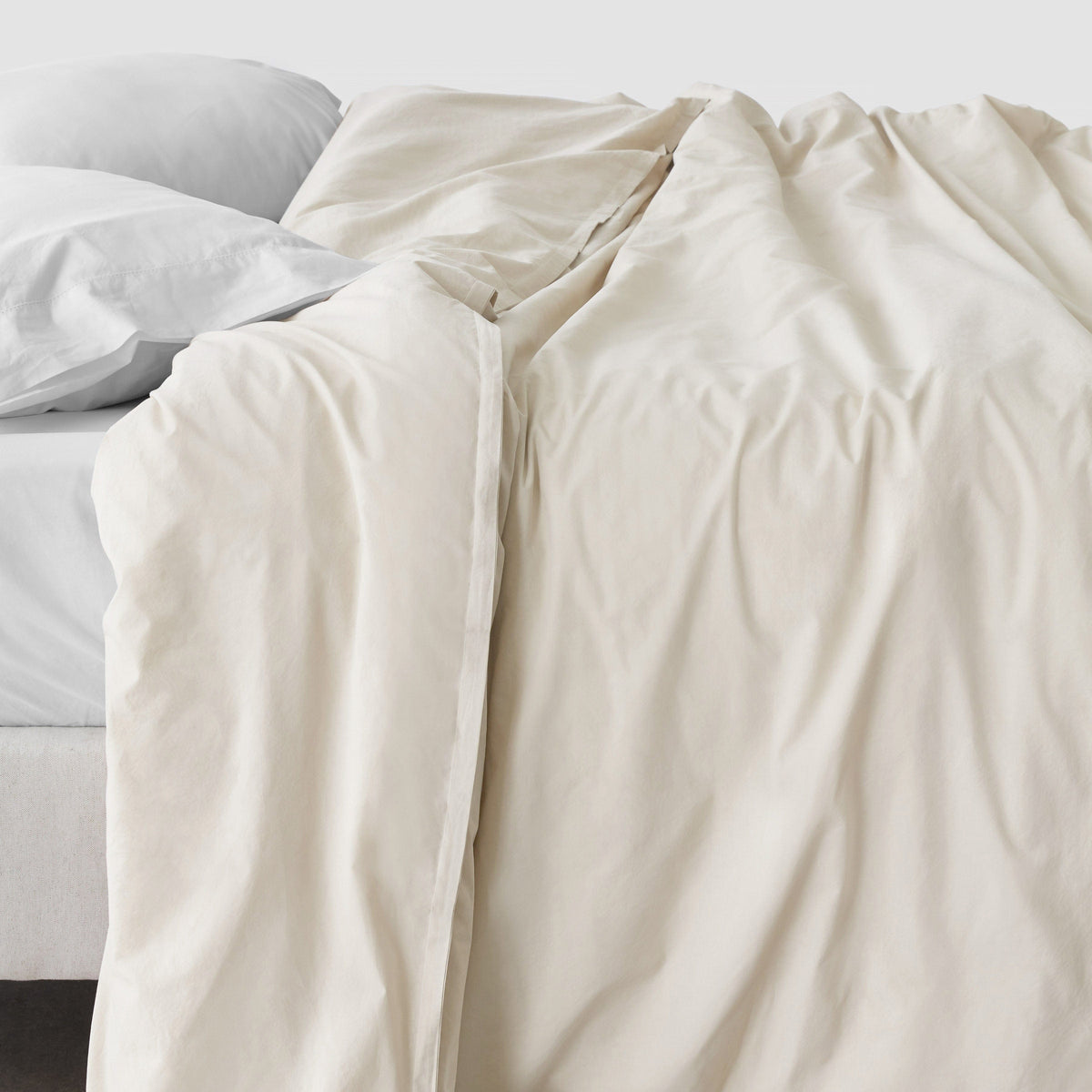 Stonewashed Organic Cotton Percale Duvet Cover