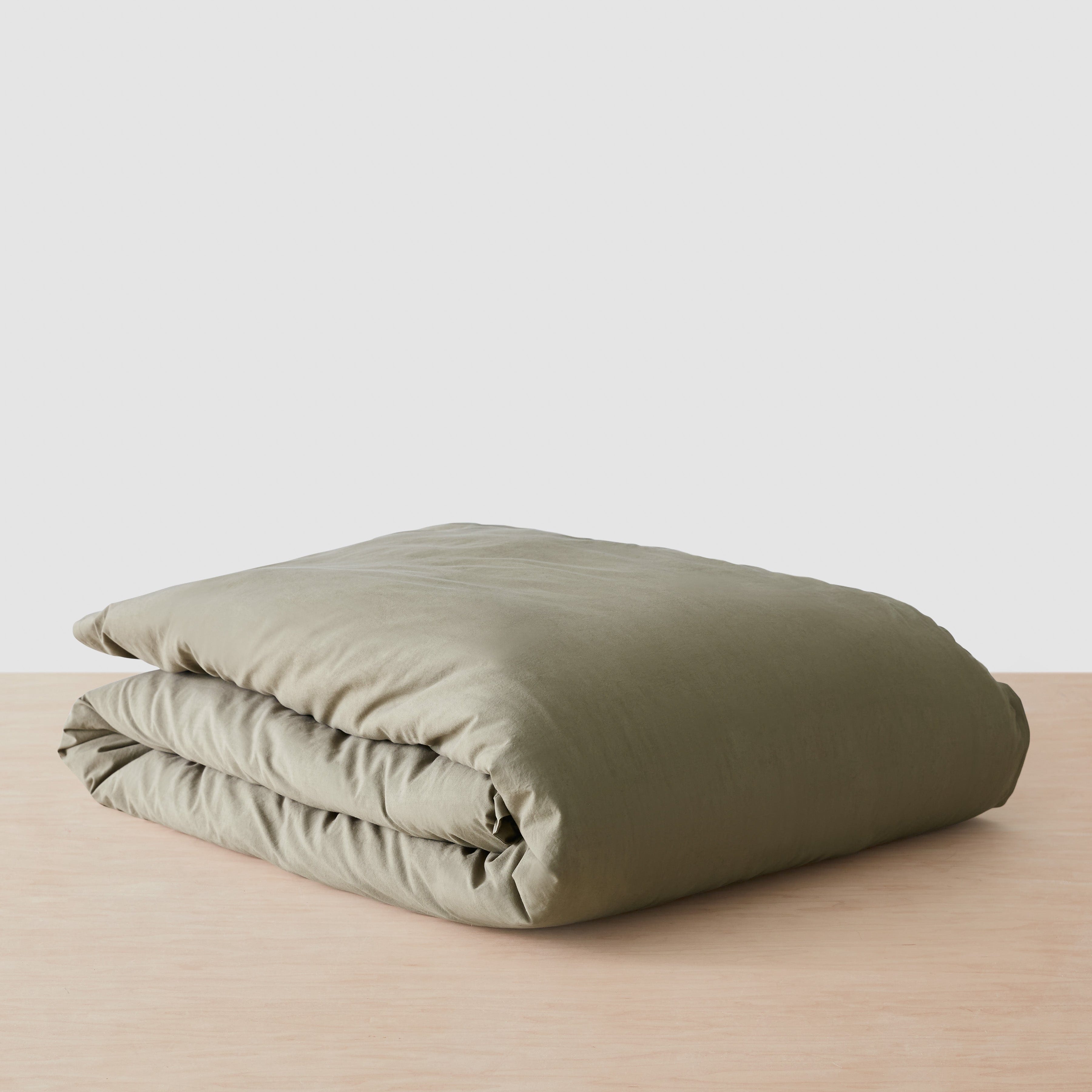Stonewashed Organic Cotton Percale Duvet Cover