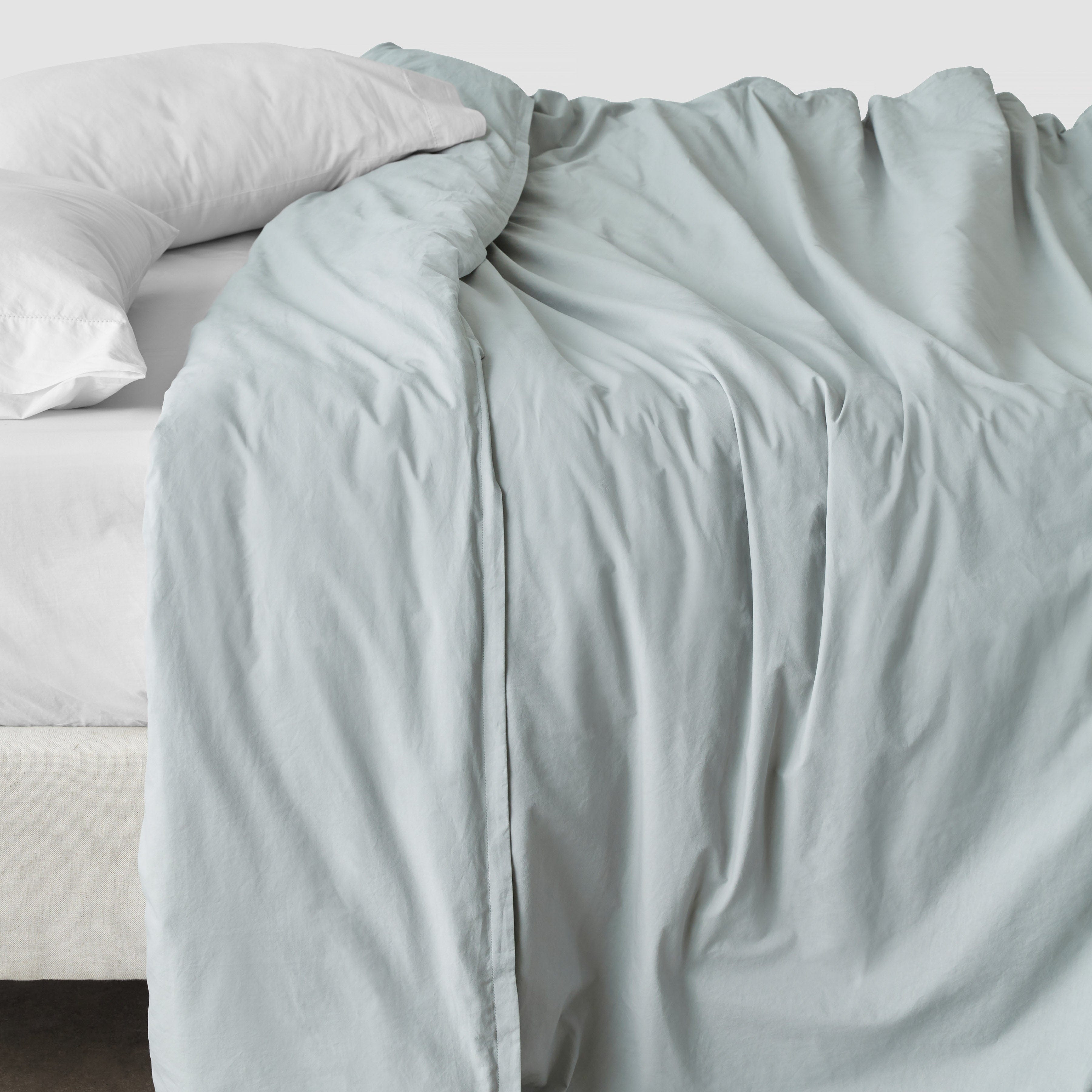 Stonewashed Organic Cotton Percale Duvet Cover
