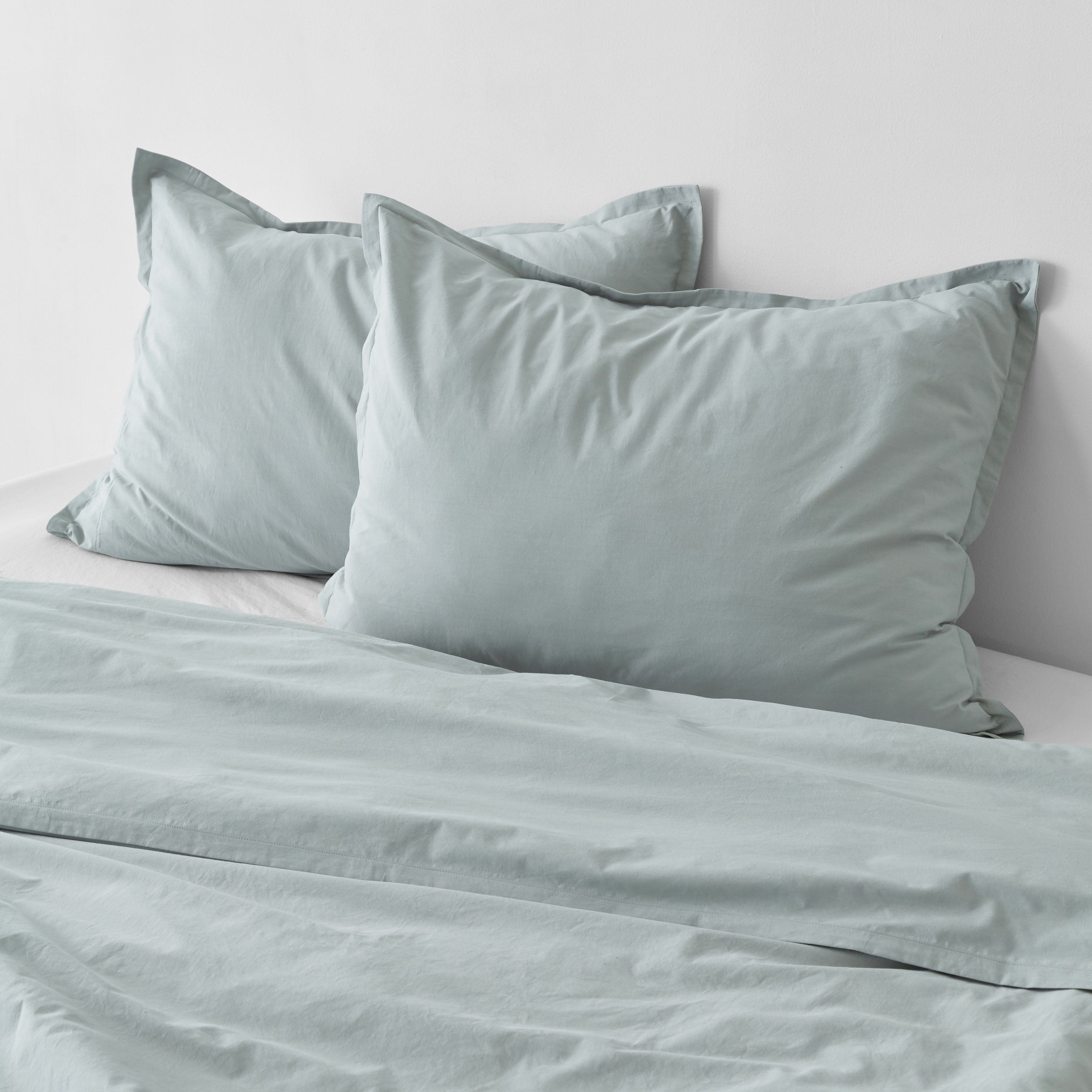 Stonewashed Organic Cotton Percale Duvet Cover