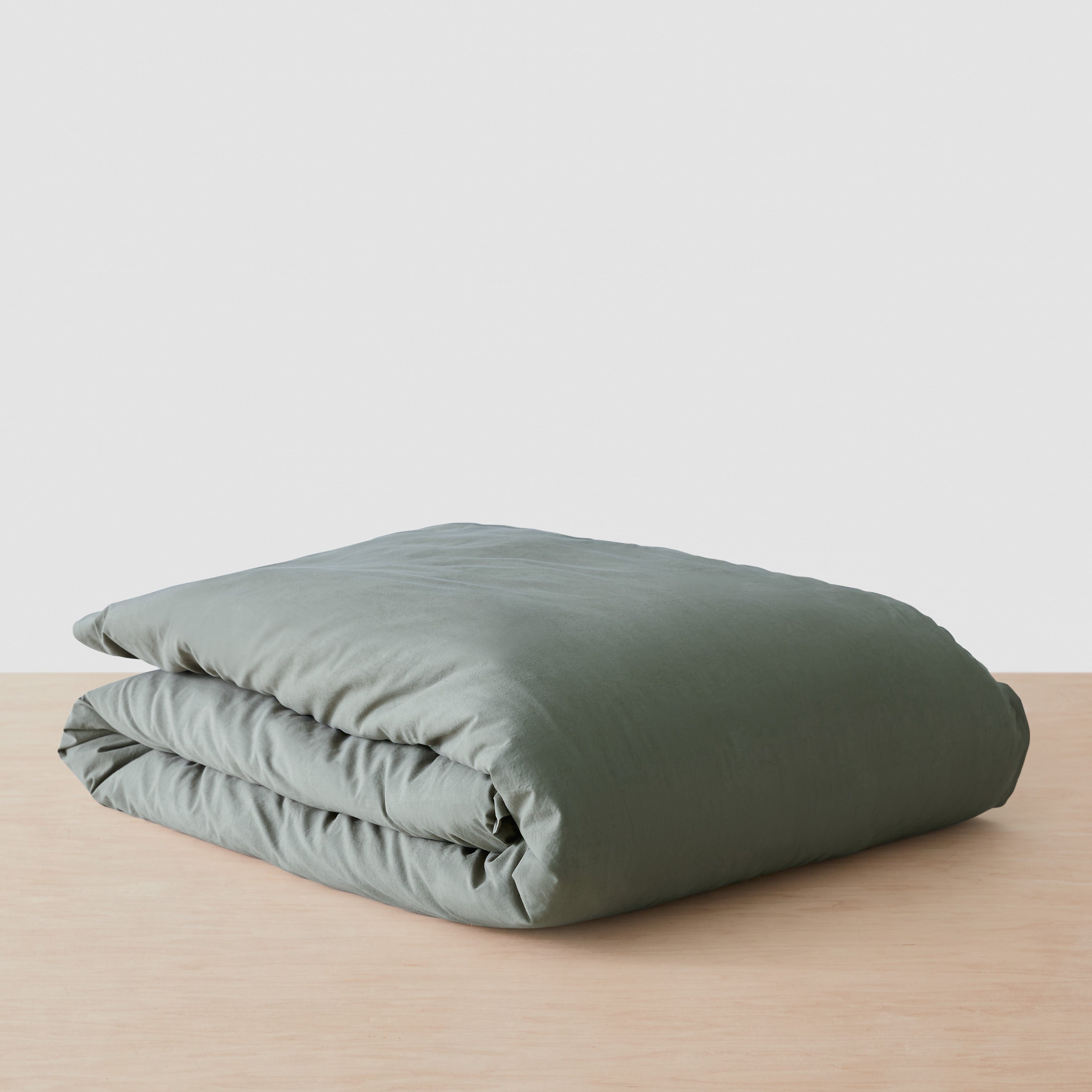 Stonewashed Organic Cotton Percale Duvet Cover