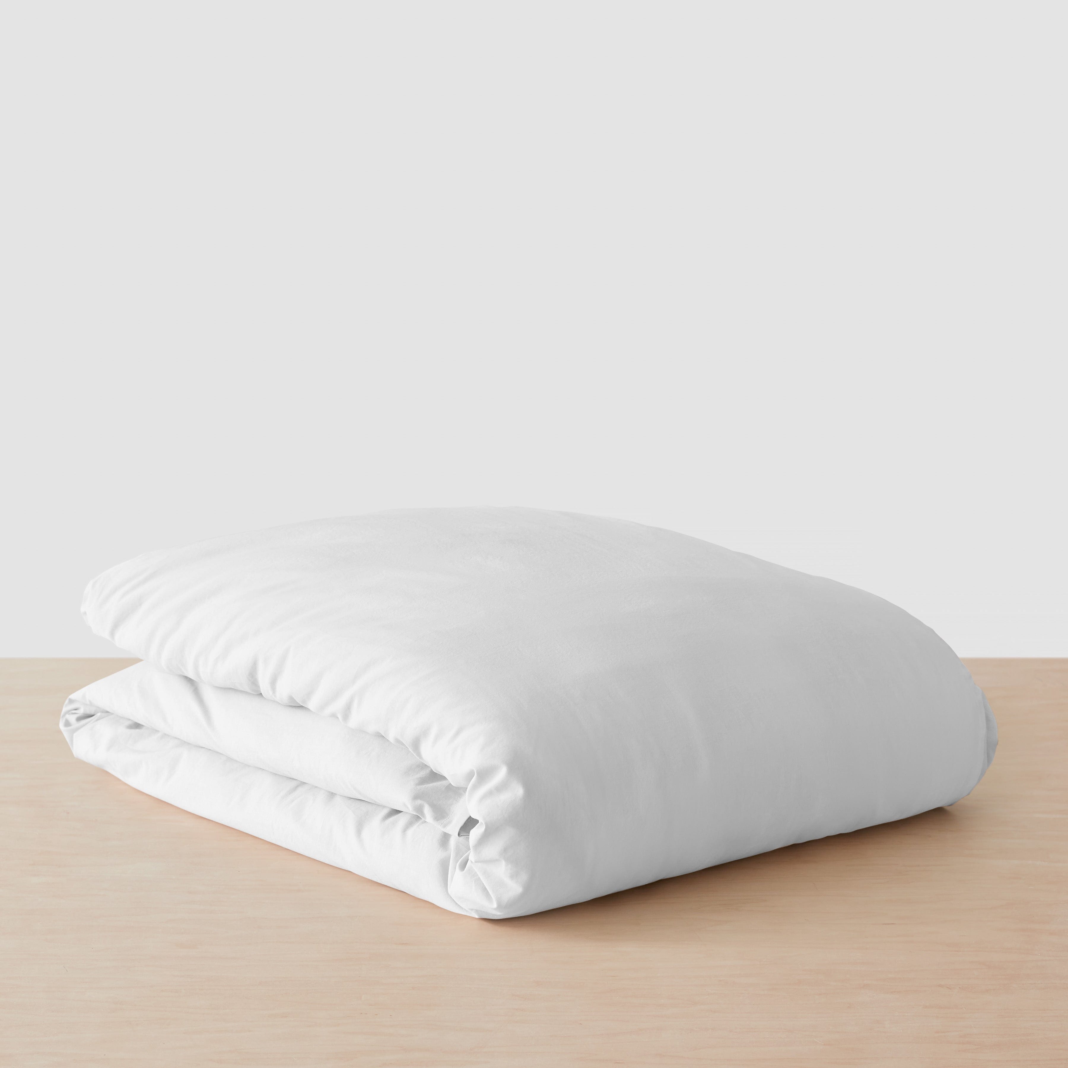 Stonewashed Organic Cotton Percale Duvet Cover