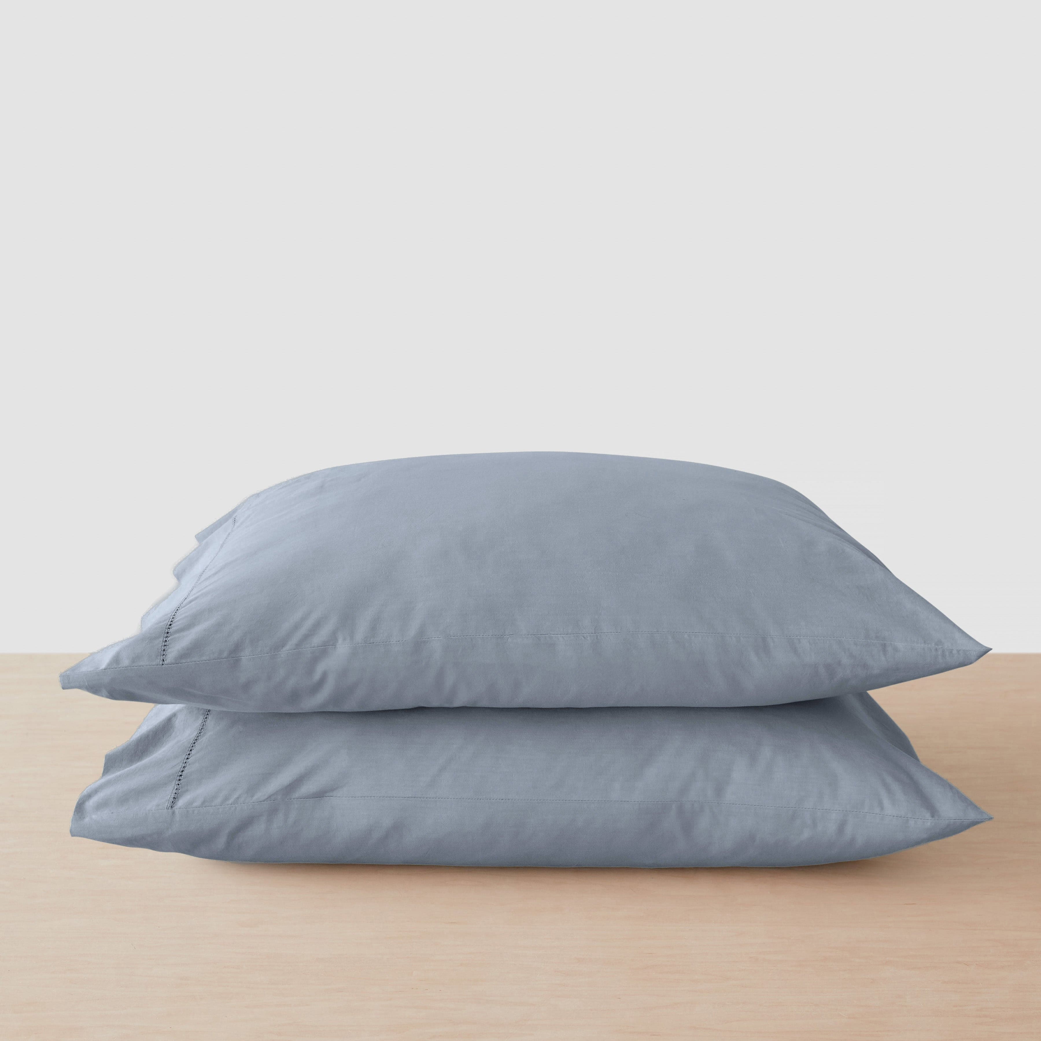 Stonewashed Organic Cotton Percale Pillowcases