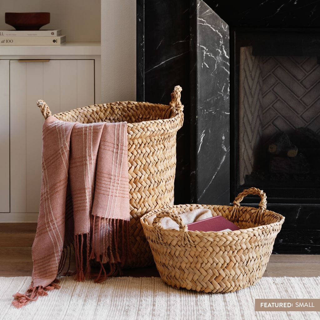 Totora Floor Basket