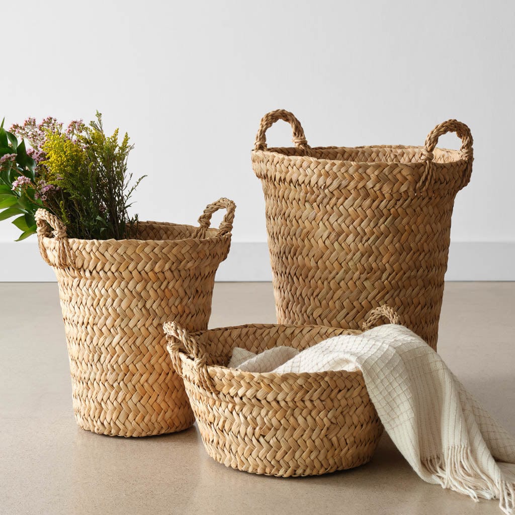 Totora Floor Basket